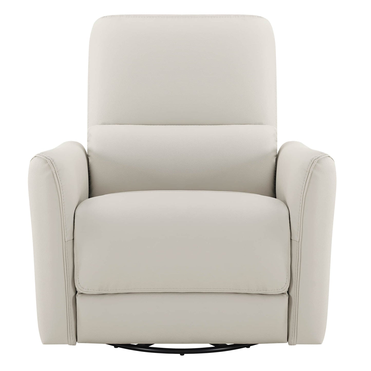 Modern Power Swivel Glider Recliner with Adjustable Headrest