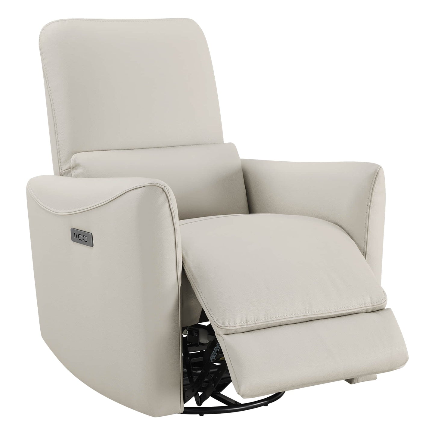 Modern Power Swivel Glider Recliner with Adjustable Headrest