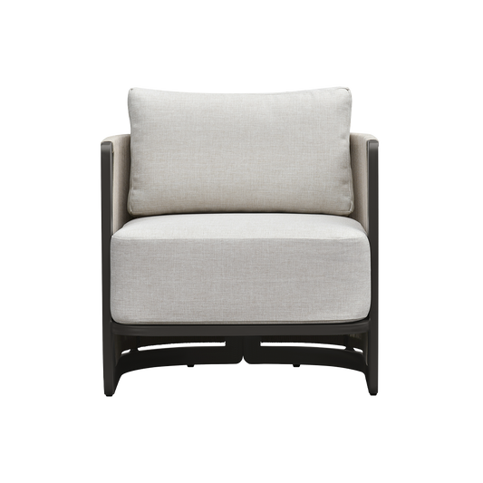 Outdoor Lounge Chair with Weather-Resistant Fabric