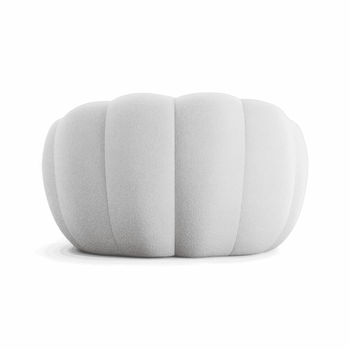 Lounge Chair in White with Contemporary Design