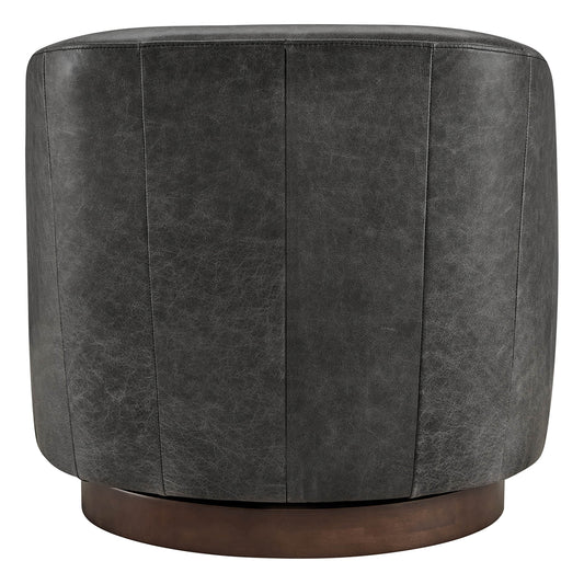 Modern Swivel Accent Chair with Soft Fabric Upholstery