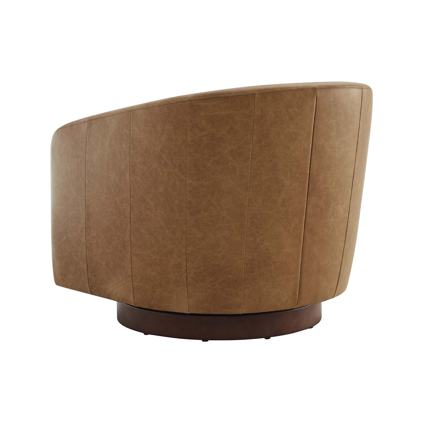 Modern Swivel Accent Chair with Soft Fabric Upholstery