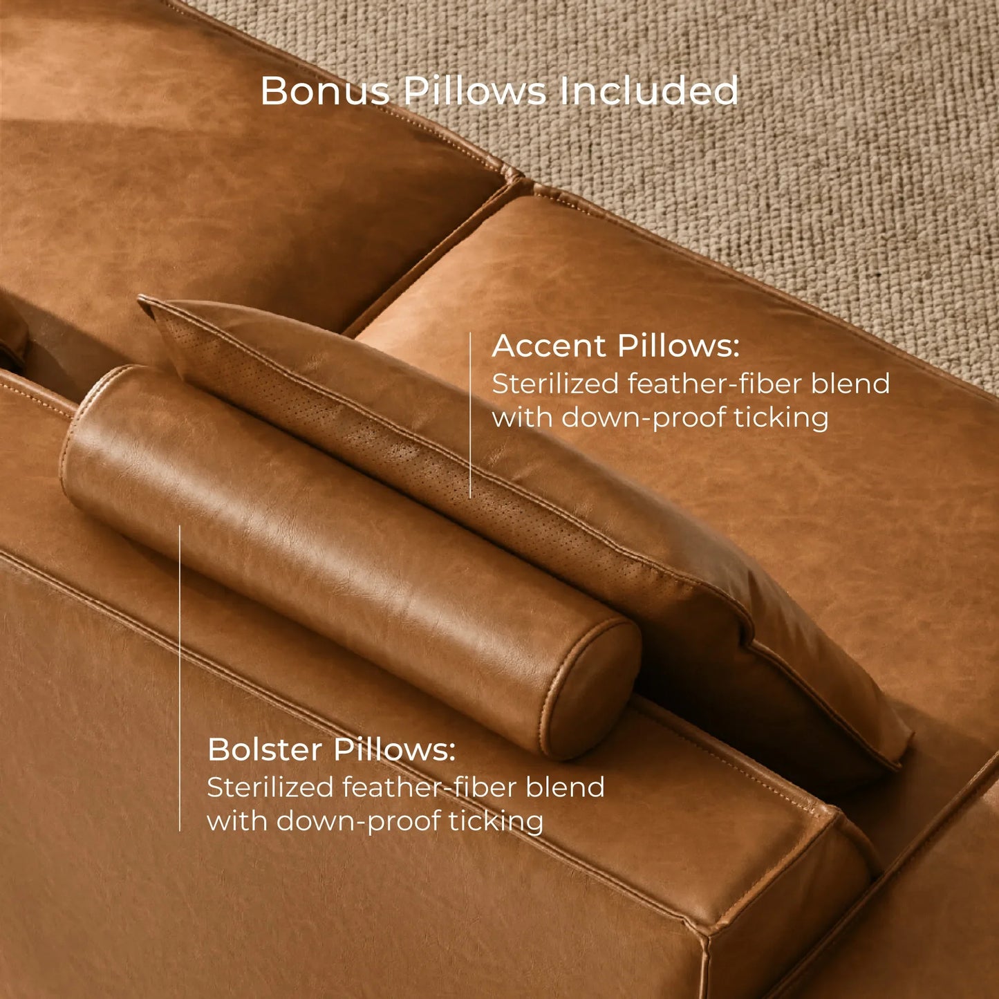 Accent Chair with Feather-Soft Cushion and Refined Piping