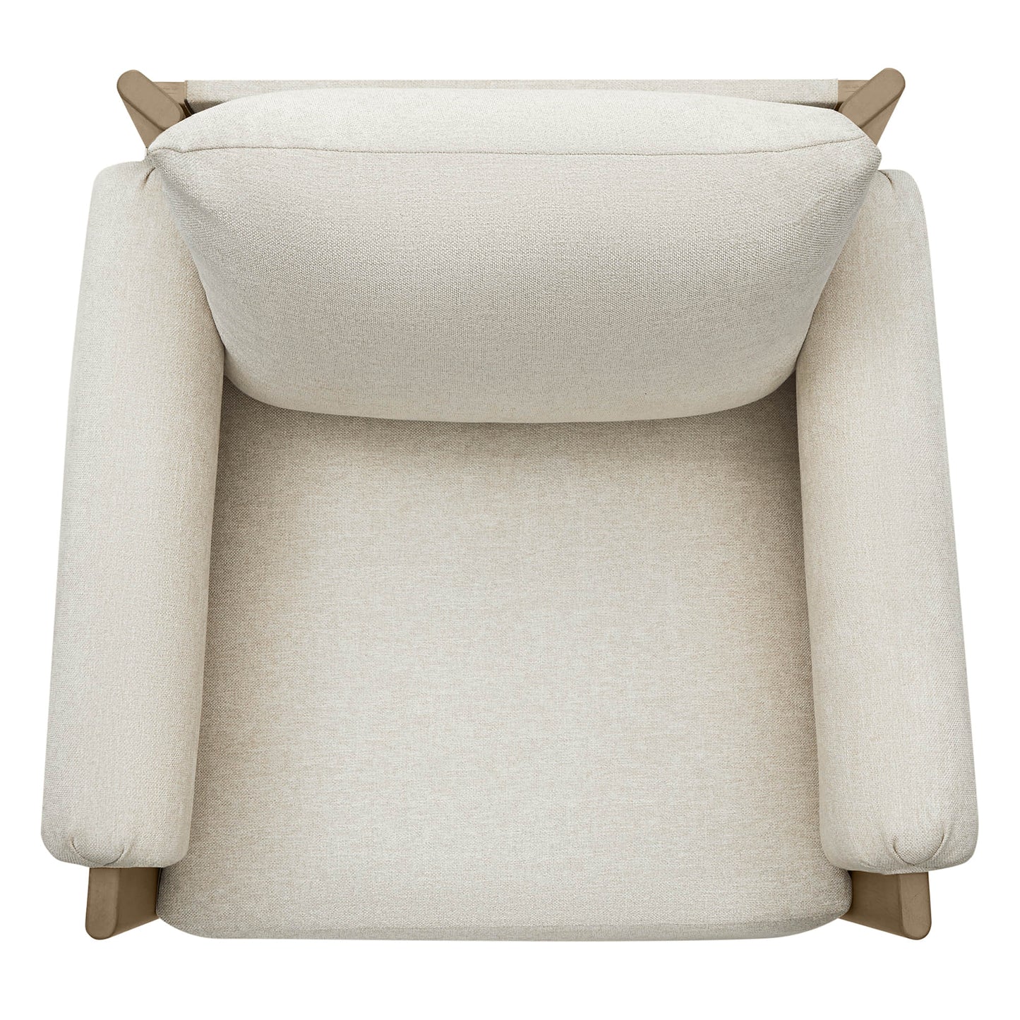 Accent Chair with Upholstered Seat and Wooden Frame