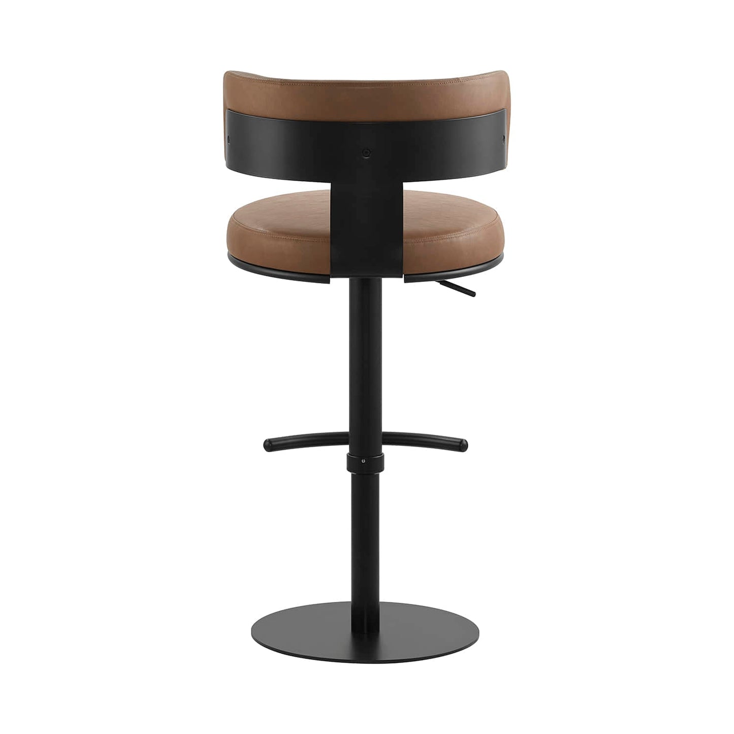 Adjustable Height Swivel Barstool with Modern Design