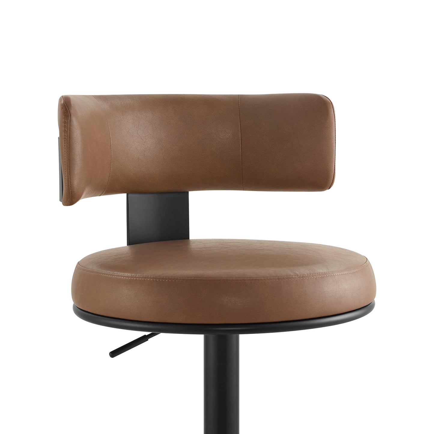 Adjustable Height Swivel Barstool with Modern Design