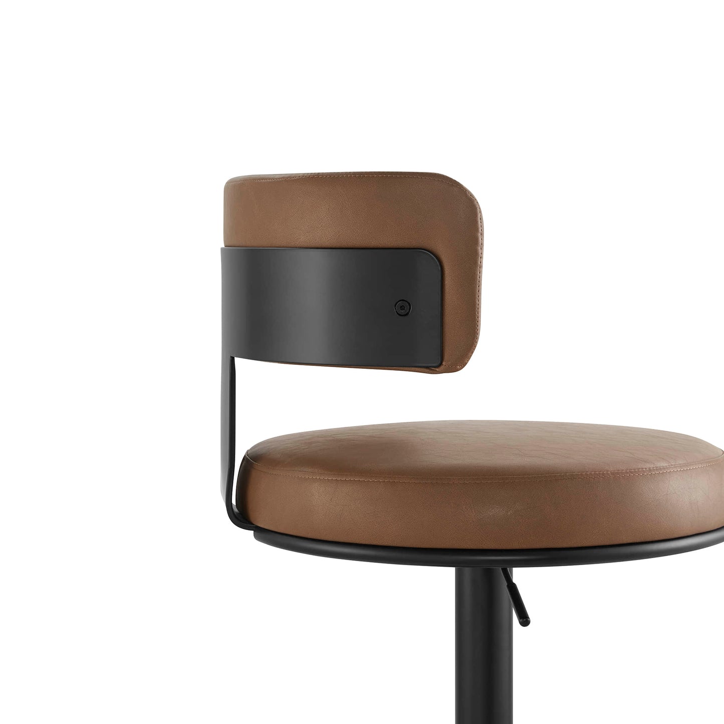 Adjustable Height Swivel Barstool with Modern Design