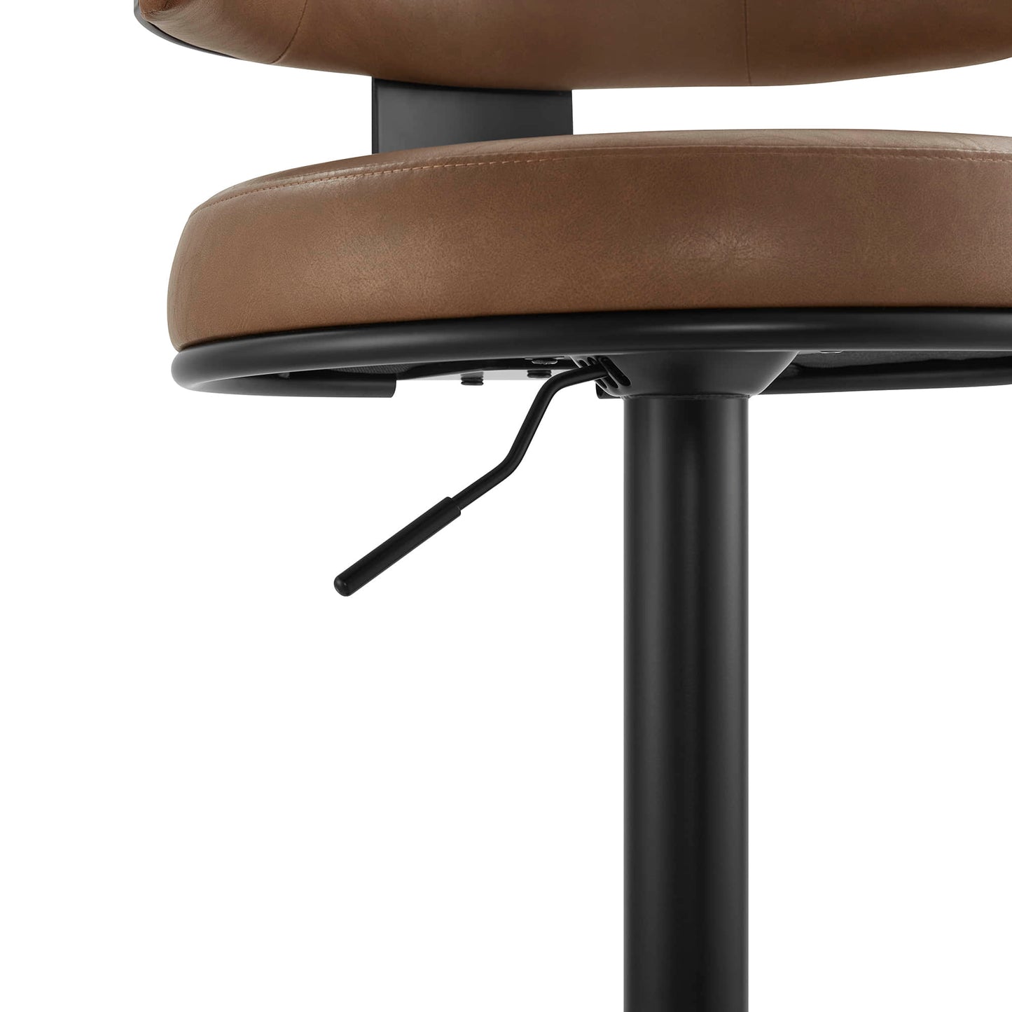 Adjustable Height Swivel Barstool with Modern Design