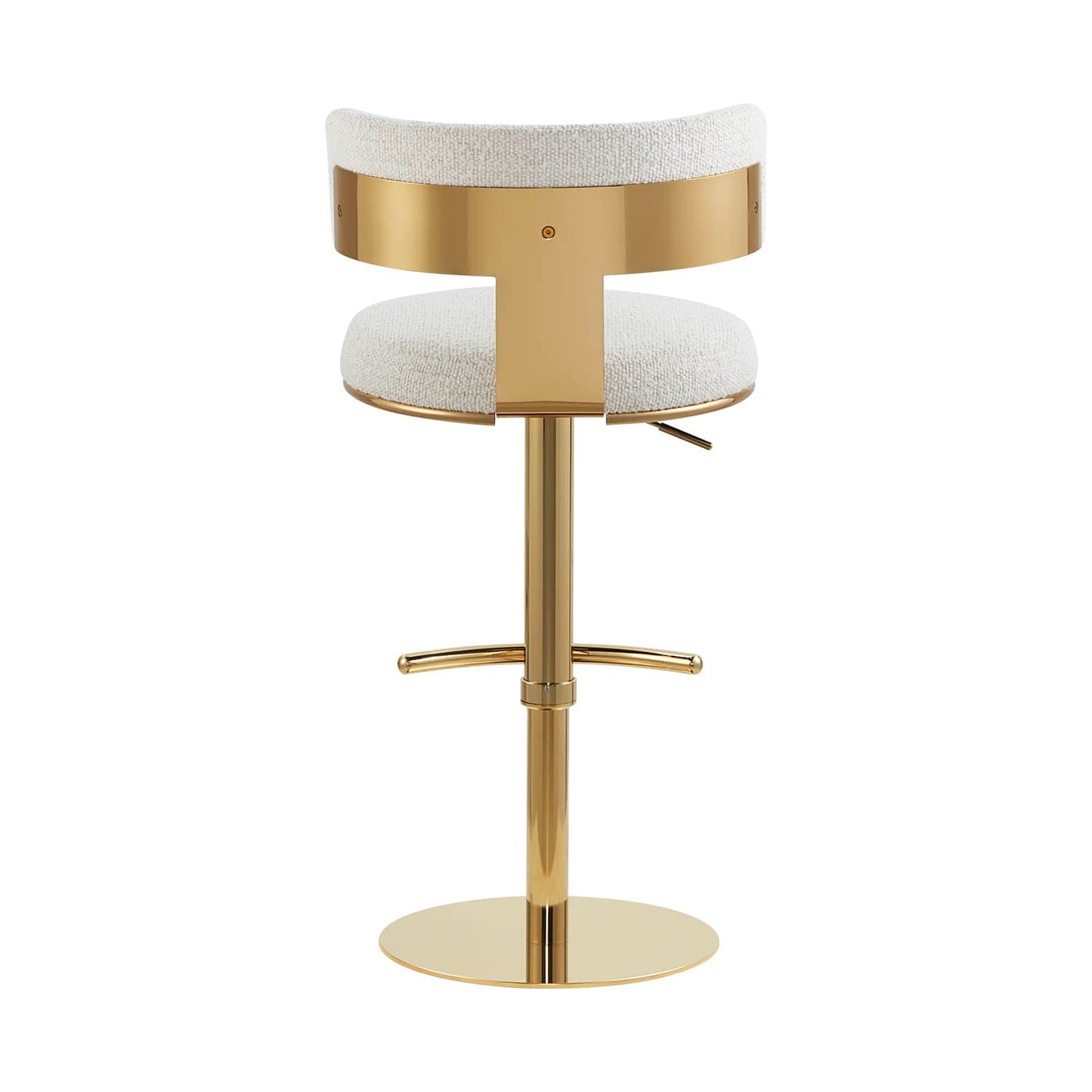 Adjustable Height Swivel Barstool with Modern Design