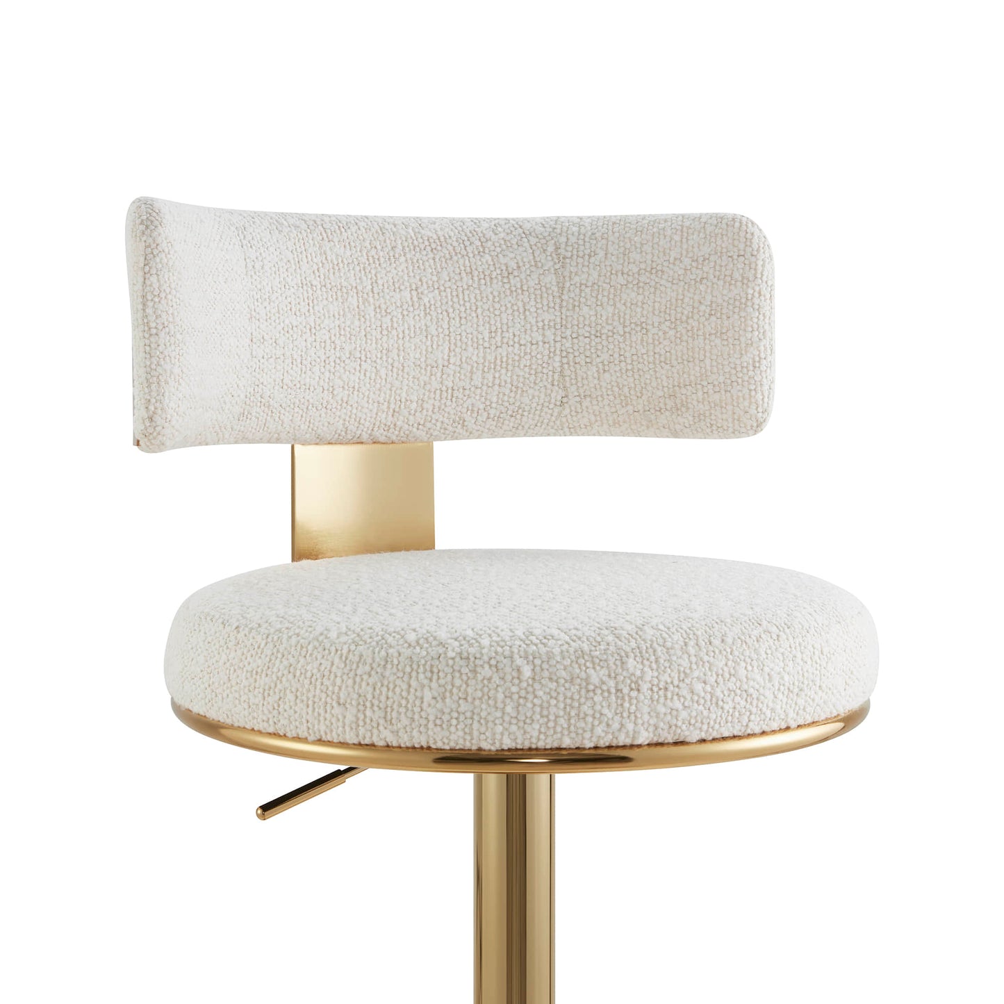Adjustable Height Swivel Barstool with Modern Design