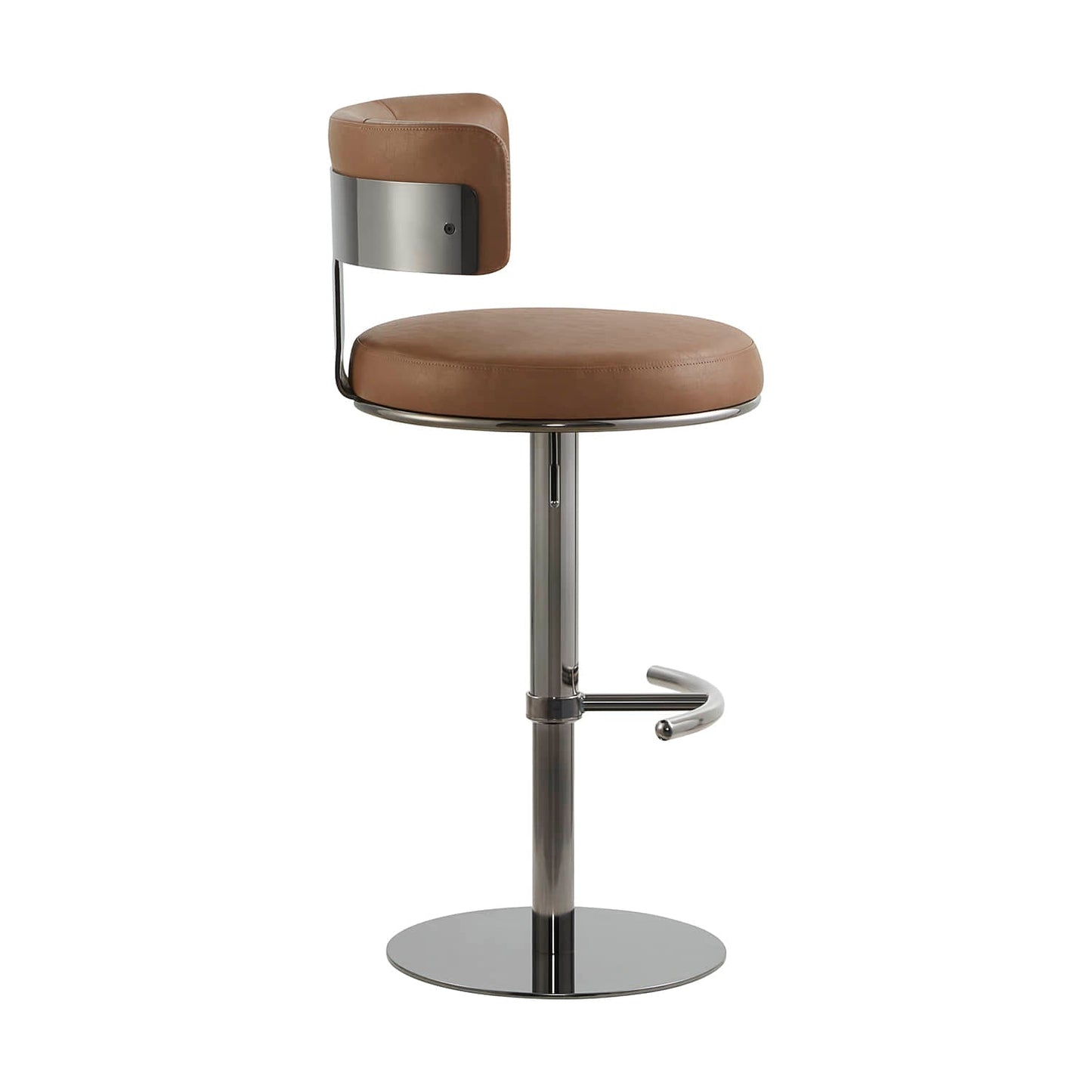 Adjustable Height Swivel Barstool with Modern Design