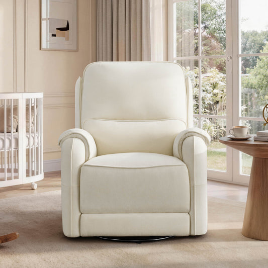 Alicia Power Swivel Glider Recliner with Nightlight Feature