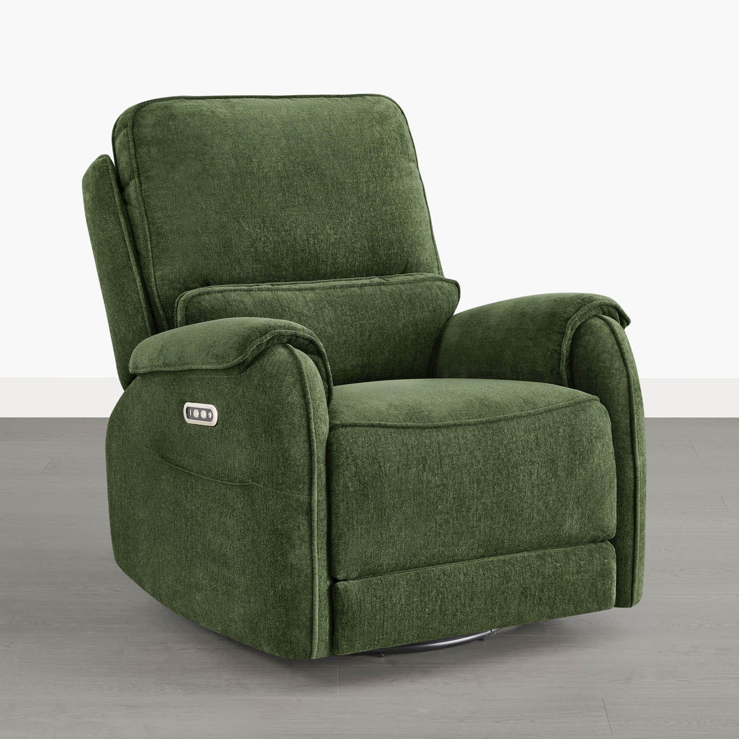 Alicia Power Swivel Glider Recliner with Nightlight Feature