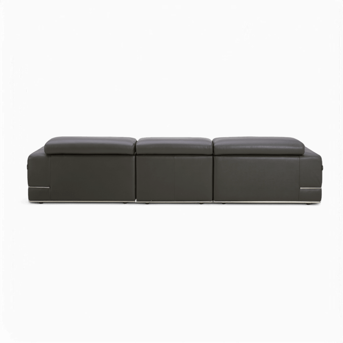 Modular Sofa in Elephant Gray with 3-Piece Design