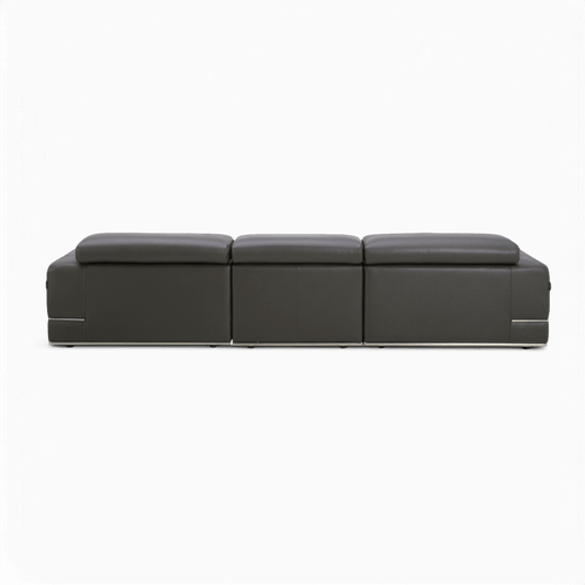 Modular Sofa in Elephant Gray with 3-Piece Design