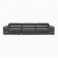 Modular Sofa in Elephant Gray with 3-Piece Design