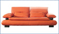 Archer Sofa in Soft Fabric with Sleek Armrests