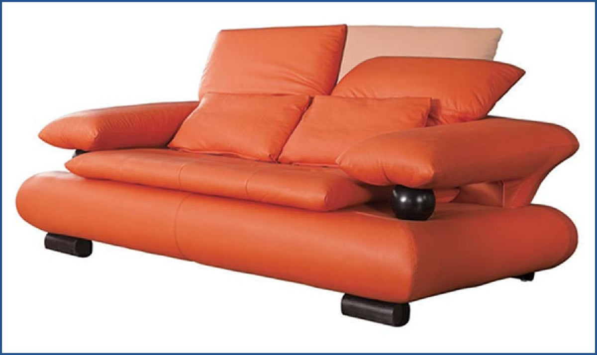 Archer Sofa in Soft Fabric with Sleek Armrests