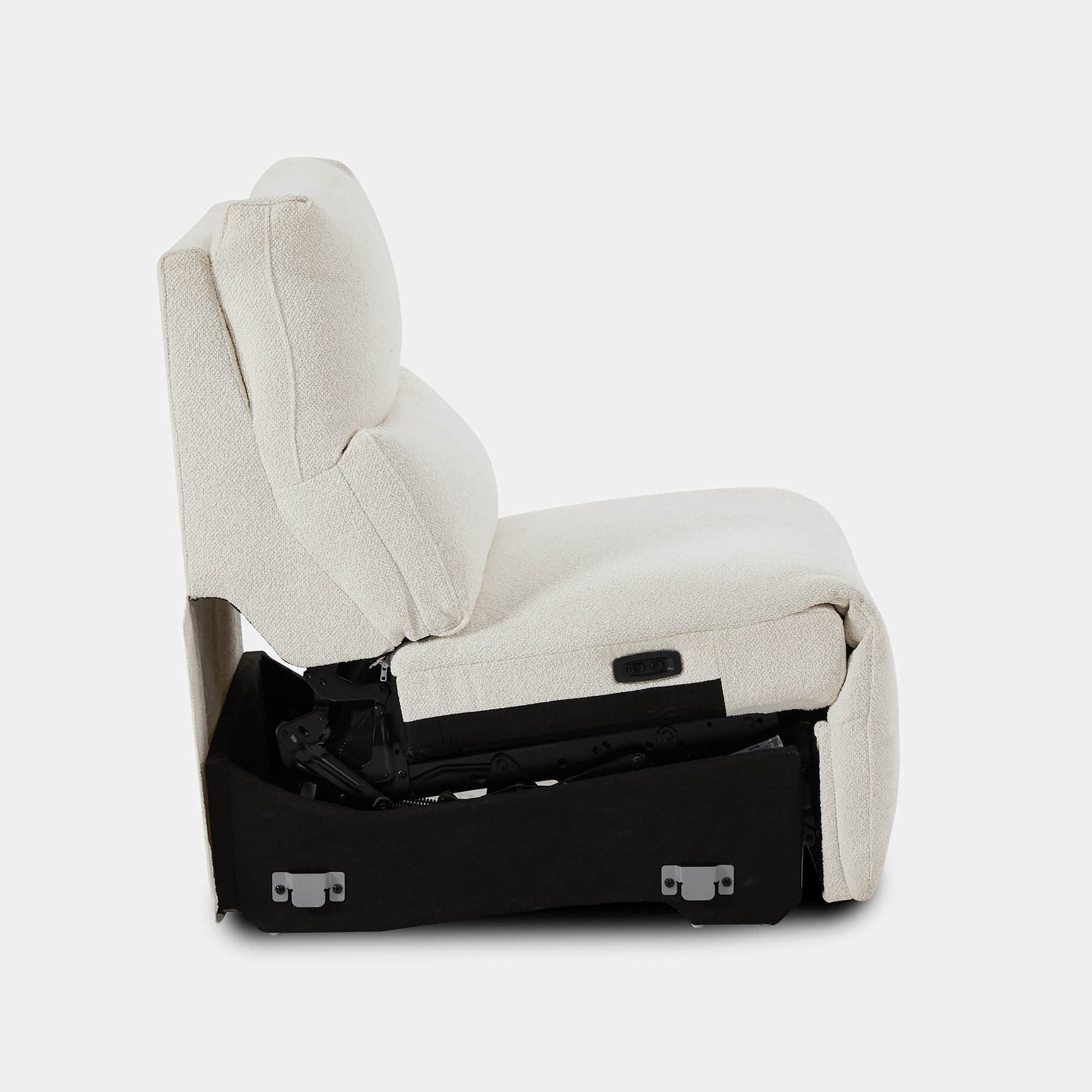 Armless Chair in Skyline Fabric Design