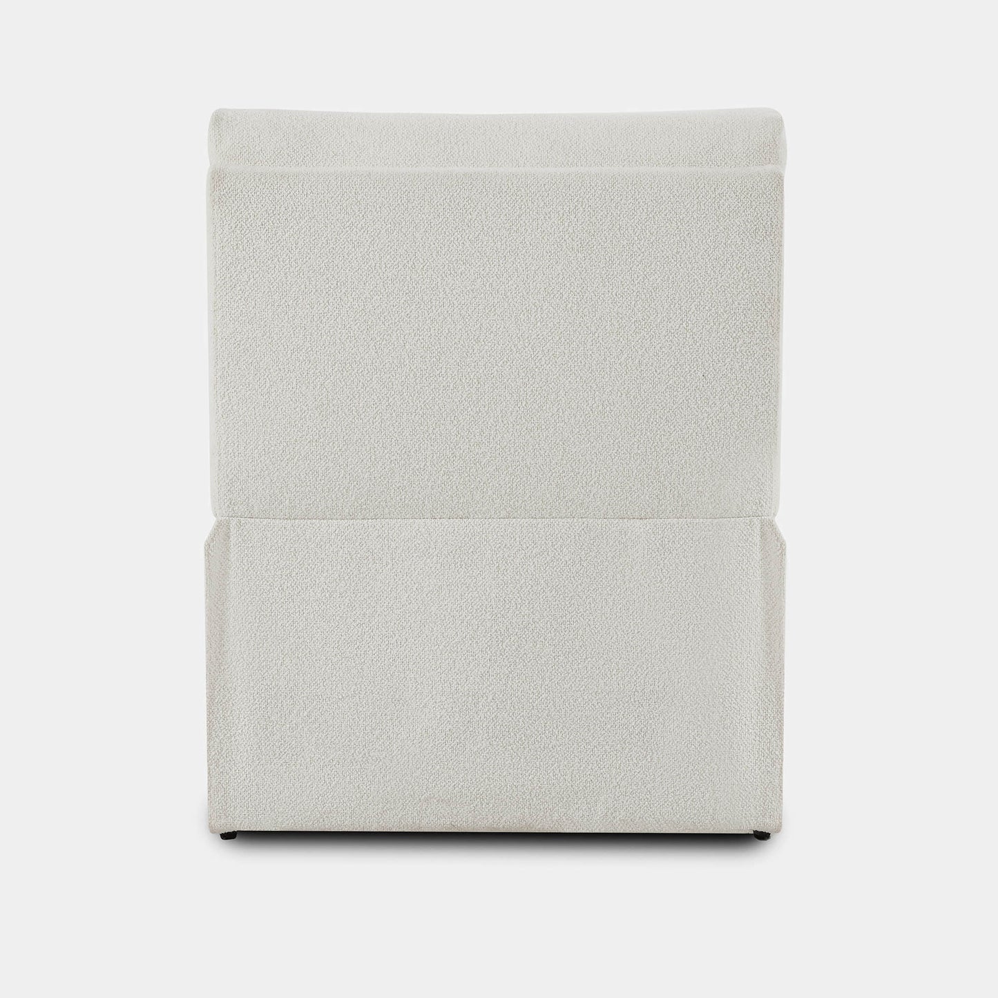 Armless Chair in Skyline Fabric Design