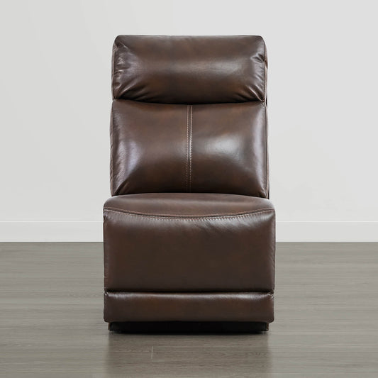 Armless Seat Module in Soft Grey Fabric