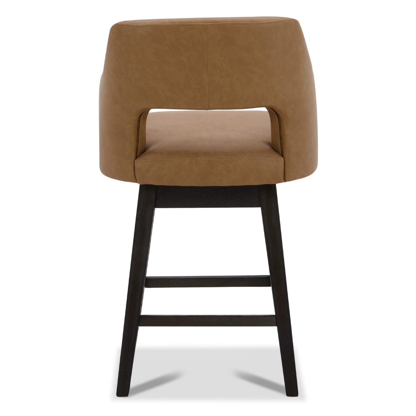 Ava Swivel Counter Stool with Upholstered Seat