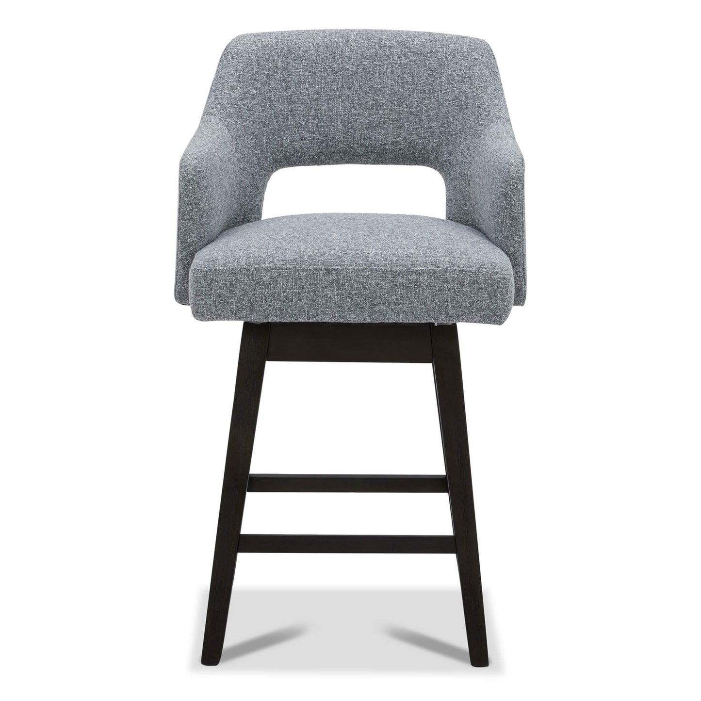 Ava Swivel Counter Stool with Upholstered Seat