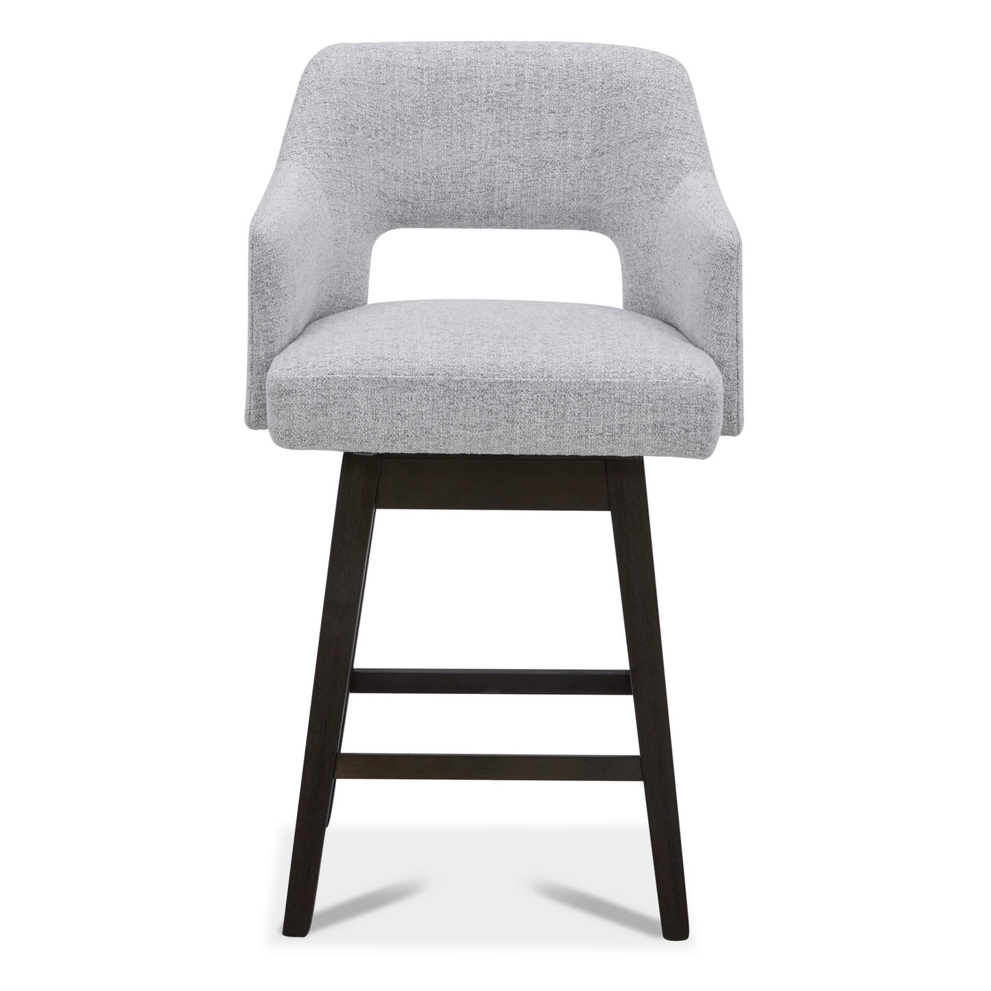 Ava Swivel Counter Stool with Upholstered Seat