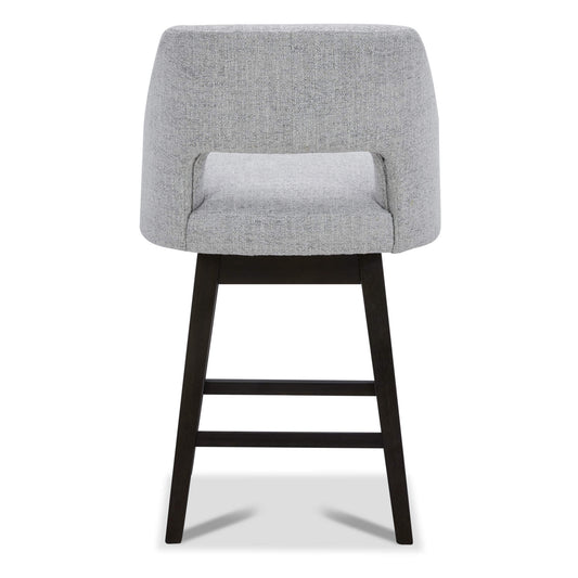 Ava Swivel Counter Stool with Upholstered Seat