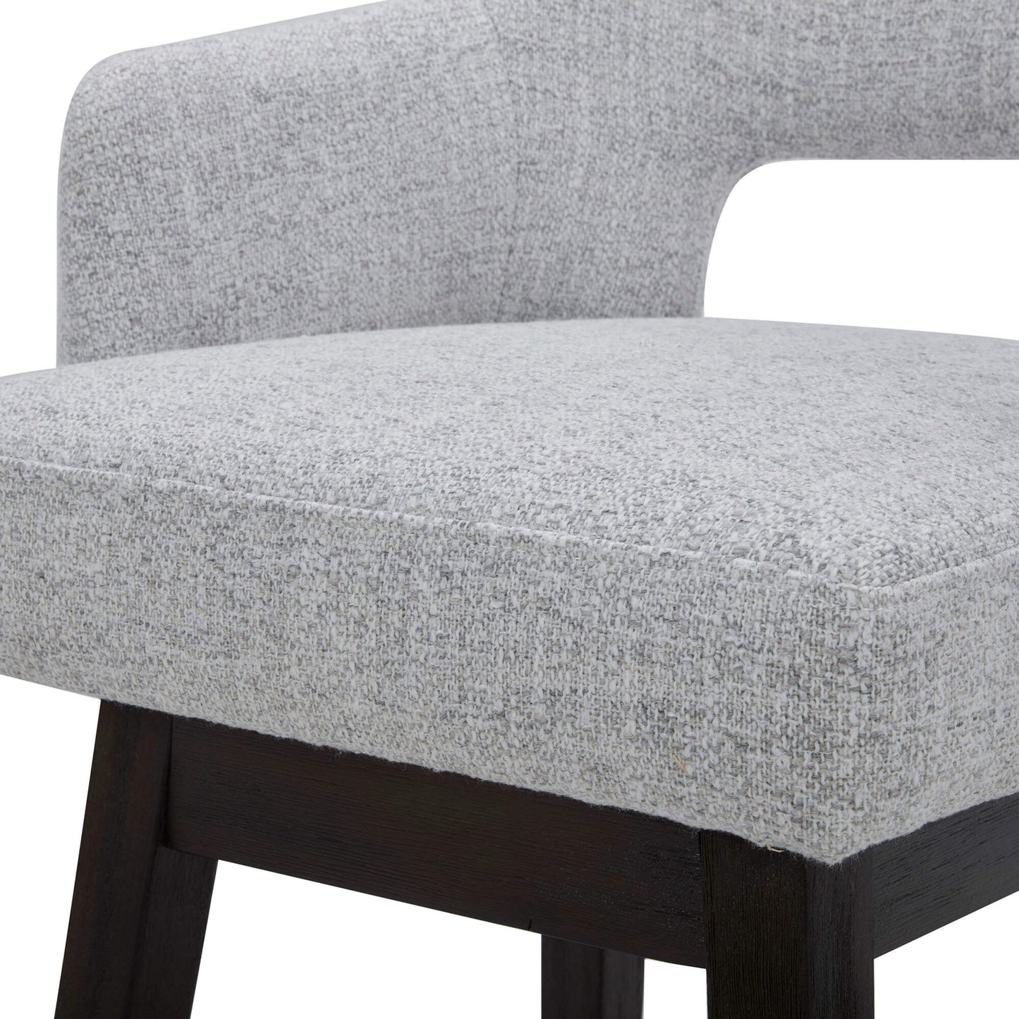 Ava Swivel Counter Stool with Upholstered Seat