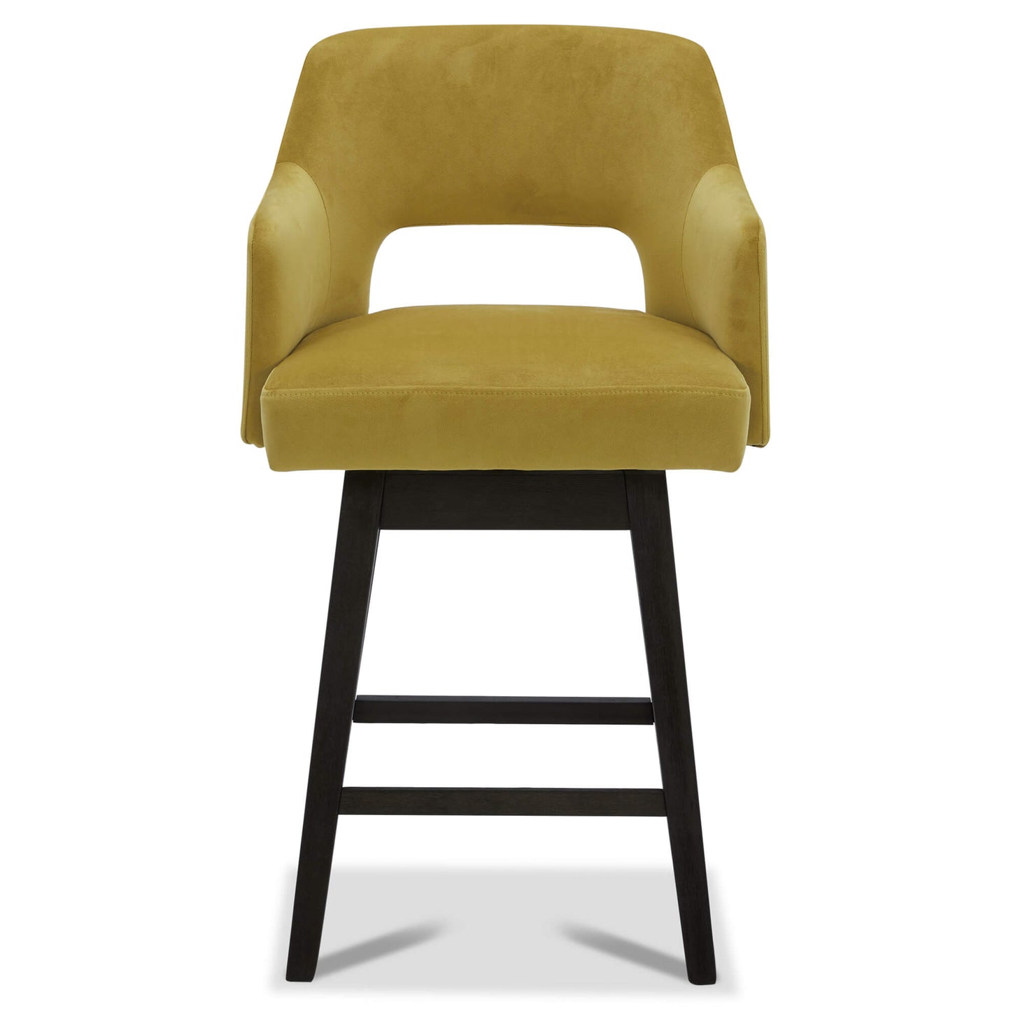 Ava Swivel Counter Stool with Upholstered Seat
