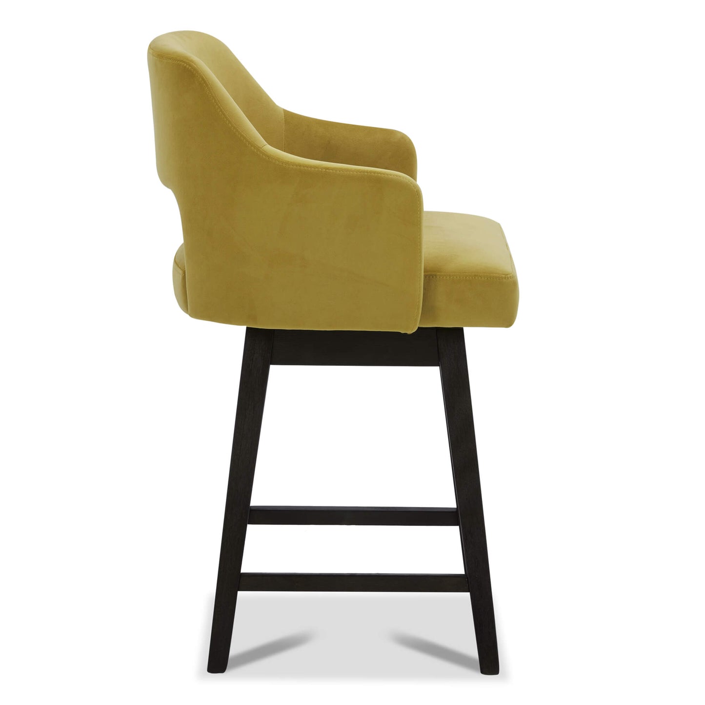 Ava Swivel Counter Stool with Upholstered Seat