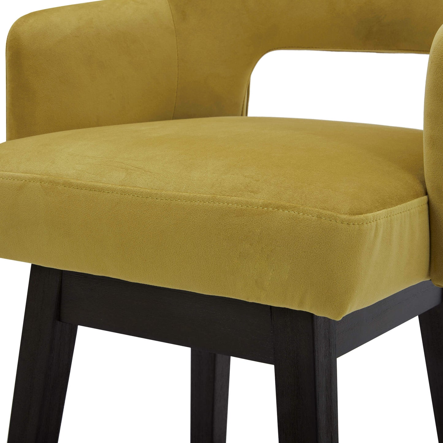 Ava Swivel Counter Stool with Upholstered Seat