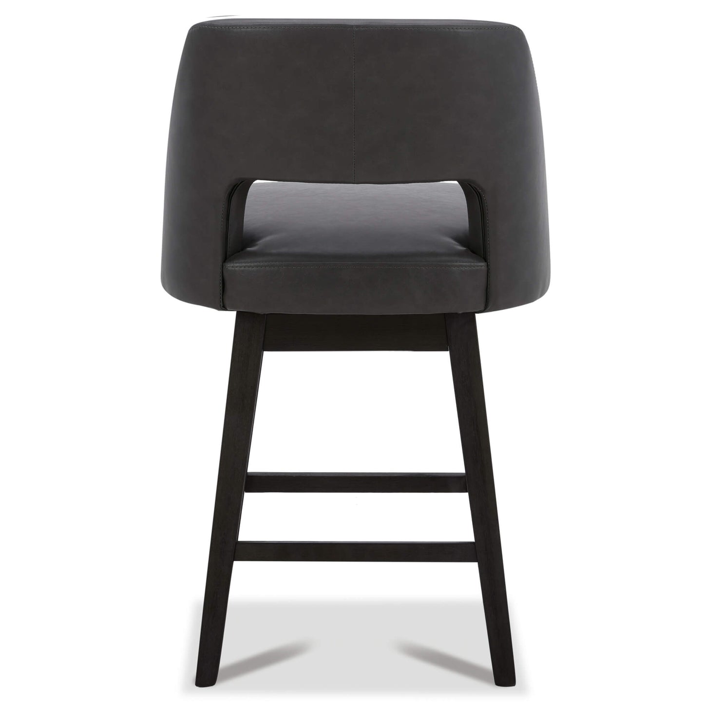 Ava Swivel Counter Stool with Upholstered Seat