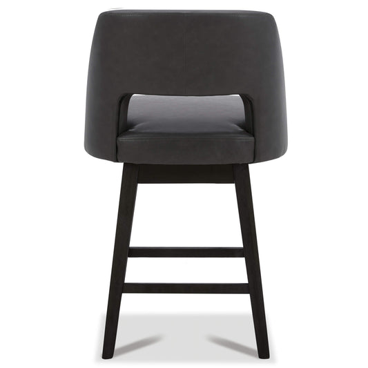 Ava Swivel Counter Stool with Upholstered Seat