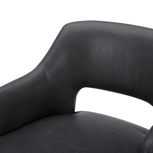 Ava Swivel Counter Stool with Upholstered Seat