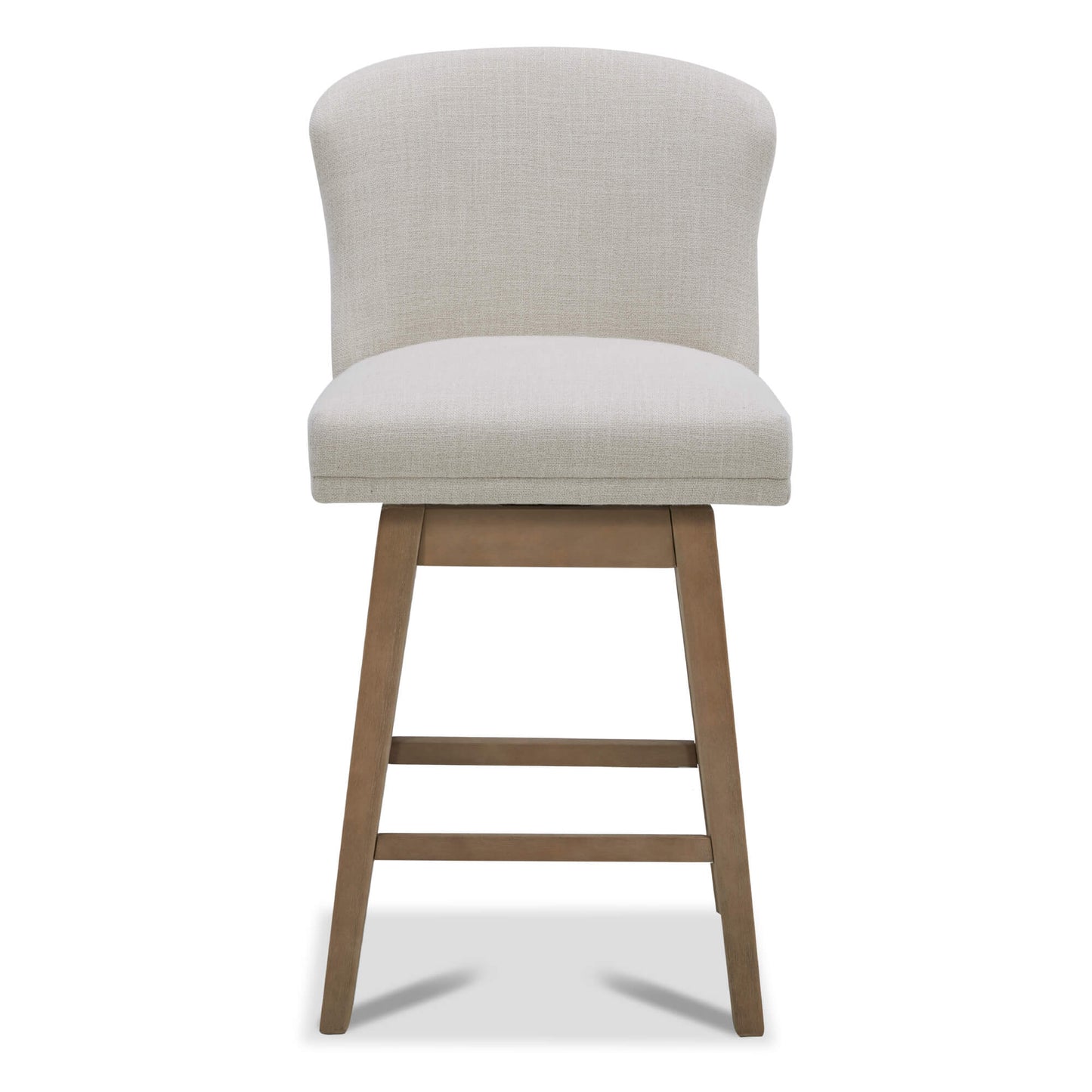 Avery Swivel Counter Stool with Wooden Seat
