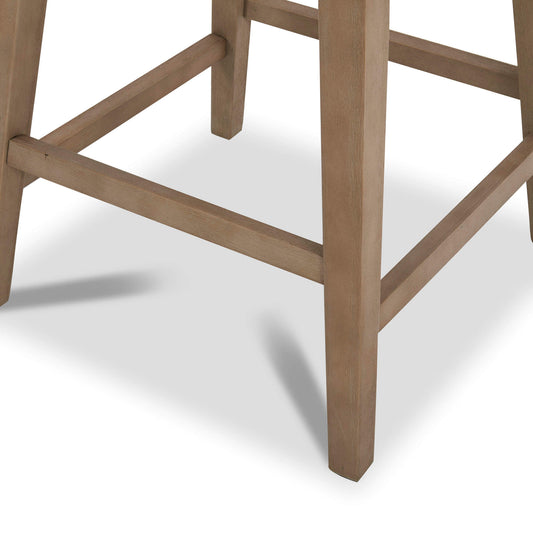 Avery Swivel Counter Stool with Wooden Seat