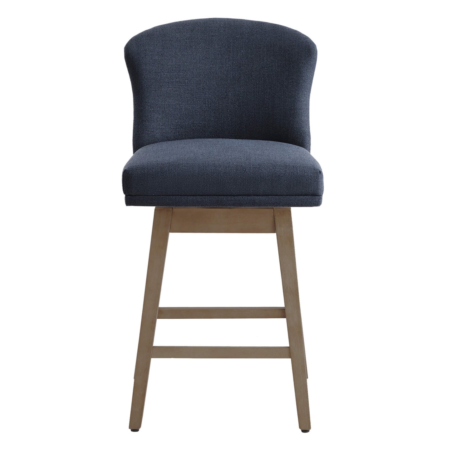 Avery Swivel Counter Stool with Wooden Seat