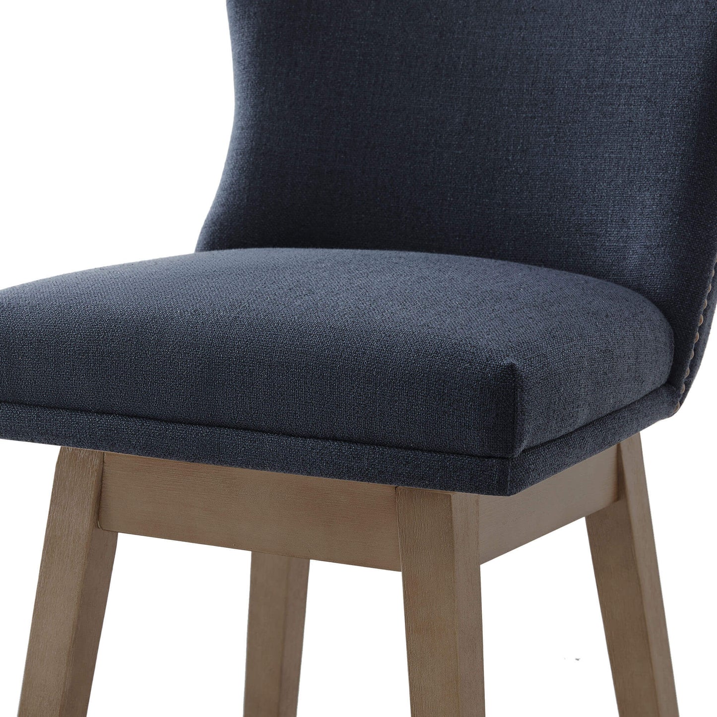 Avery Swivel Counter Stool with Wooden Seat