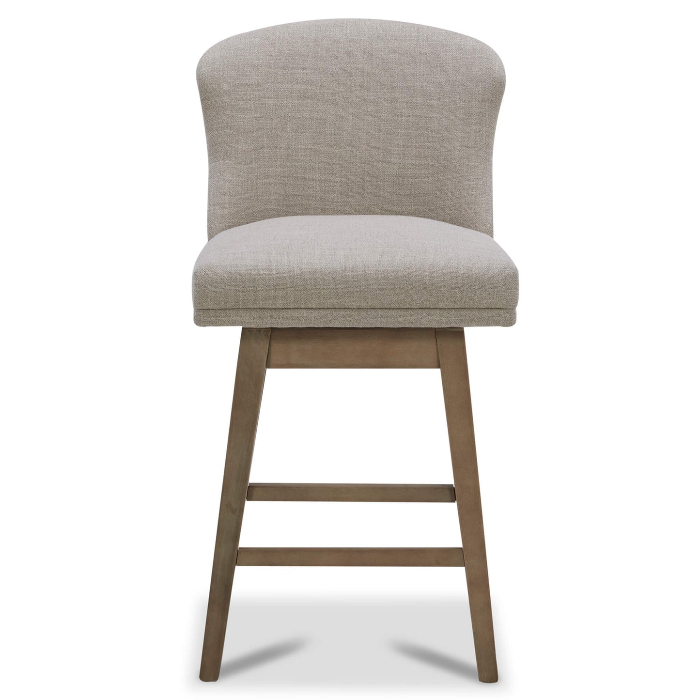 Avery Swivel Counter Stool with Wooden Seat