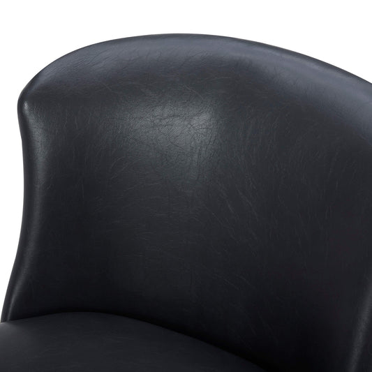 Avery Swivel Counter Stool with Wooden Seat