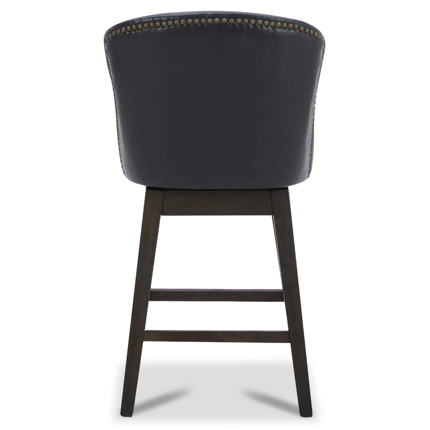 Avery Swivel Counter Stool with Wooden Seat