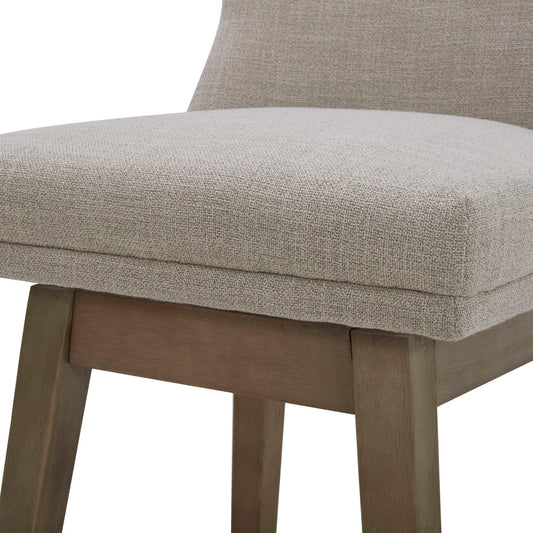 Avery Swivel Counter Stool with Wooden Seat