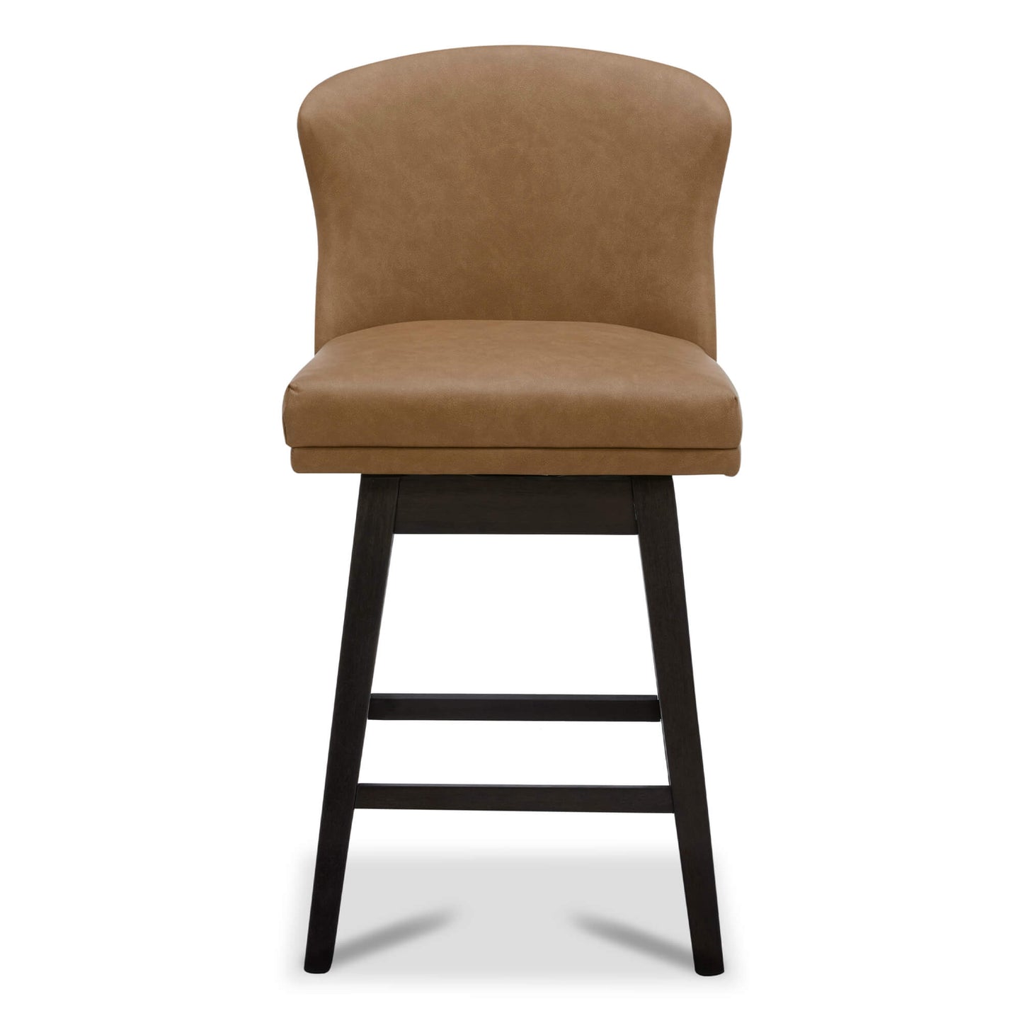 Avery Swivel Counter Stool with Wooden Seat