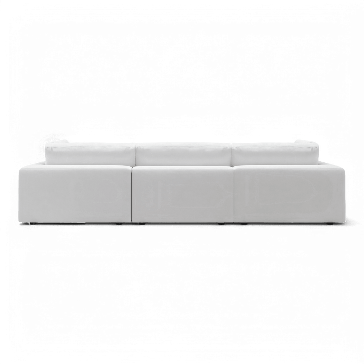 Modular Sofa Set in White with Bloom Design