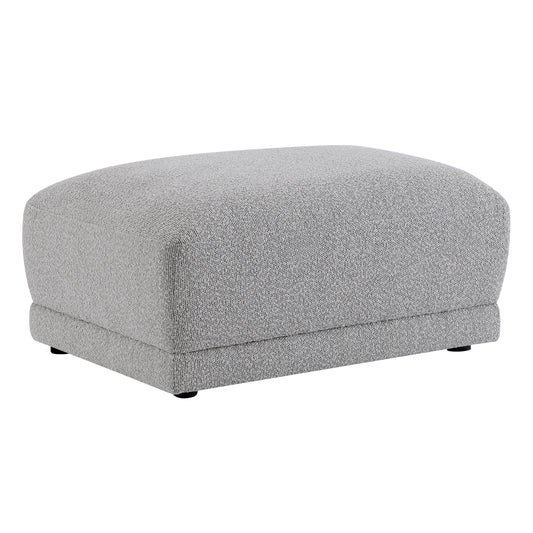 Boucle Ottoman with Armless Design