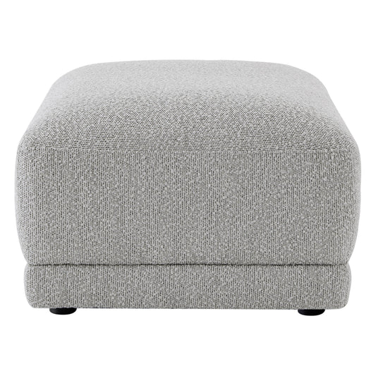 Boucle Ottoman with Armless Design
