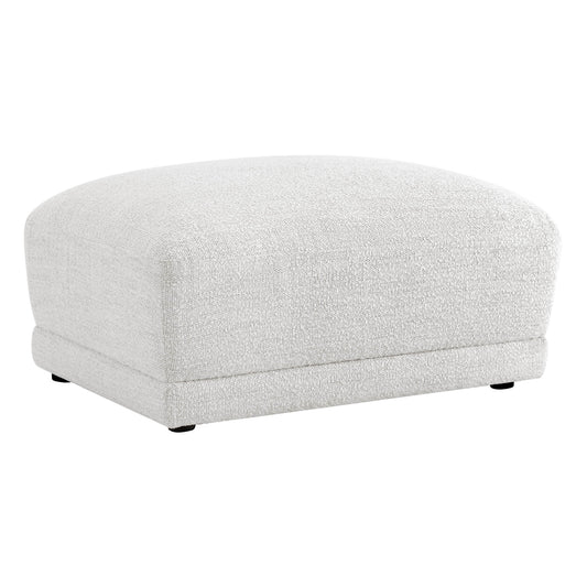 Boucle Ottoman with Armless Design