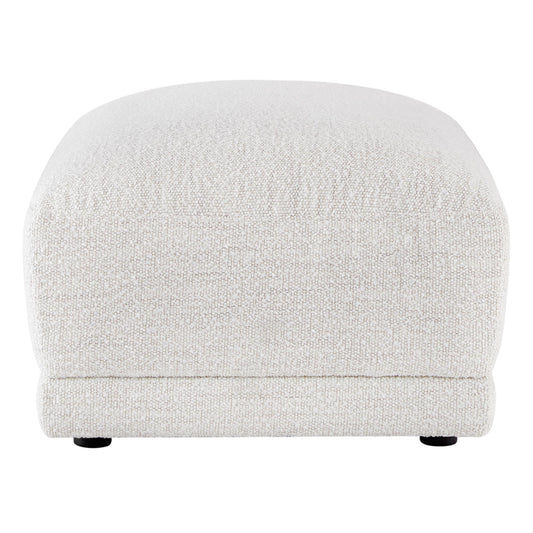 Boucle Ottoman with Armless Design